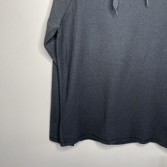 VANS Hoodie Men Medium Lightweight Sweatshirt NEW Charcoal Black Pullover - Picture 4 of 13